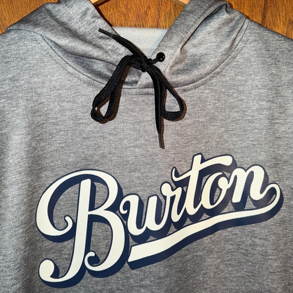 Burton Snowboards Script Logo Pullover Hoodie Men… - image 3